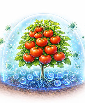 Improved Pathogen Resistance - Protected tomato plant